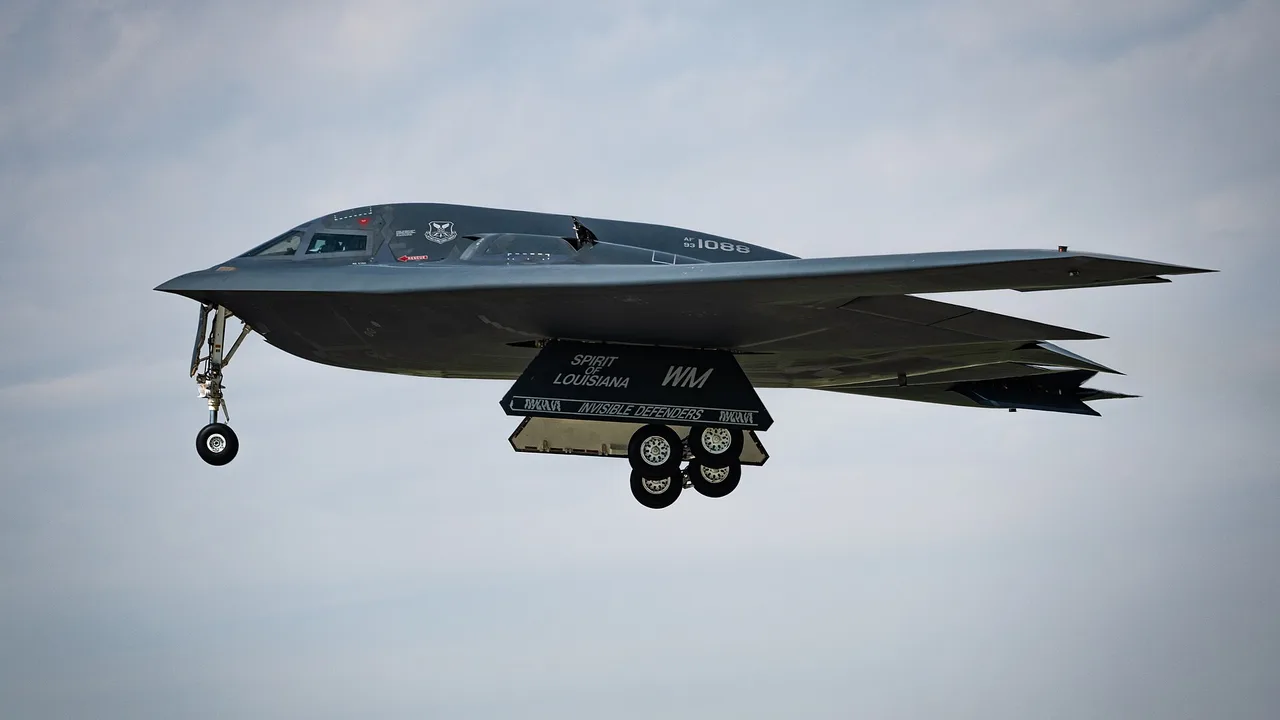 A B-2 Spirit stealth bomber departs Whiteman Air Force Base, Missouri (file photo, April 16, 2025). The Journal reported that US bomber aircraft and jet fighters are preparing for possible strikes on Iran. This photo does not depict any event reported in this article.