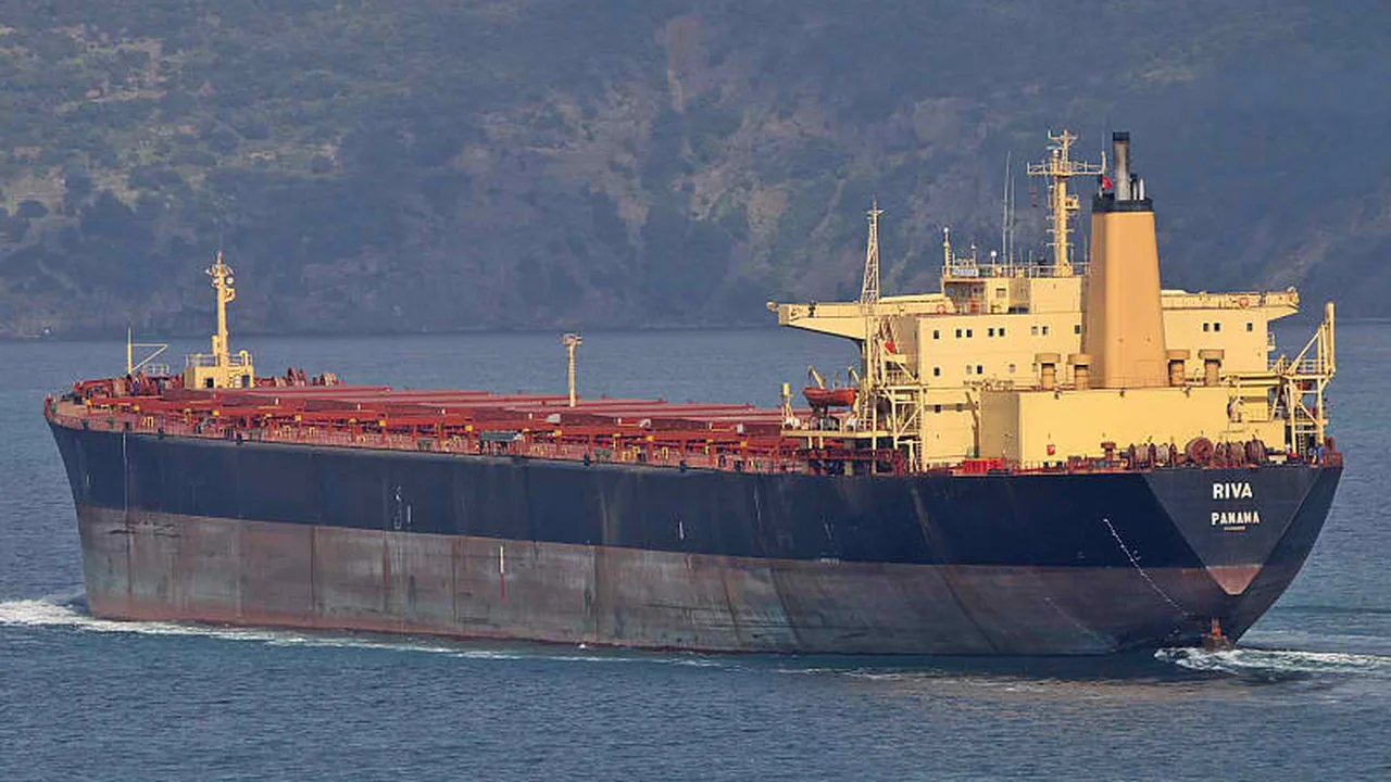A bulk carrier in the Black Sea near Istanbul, 2010. File photo — it does not depict the October 2026 sinking and is not the Royad Mammadov.