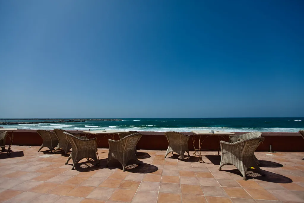 A terrace overlooking the Mediterranean in Gaza City (file photo). This photo does not depict any event reported in this article.