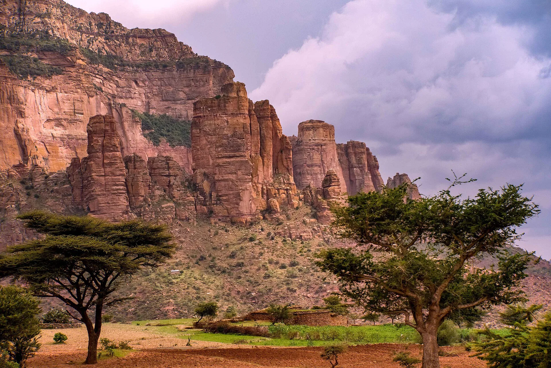 The Gheralta mountains in Tigray, photographed in 2018. Archive photo — it does not depict the October 2026 fighting described in this article.