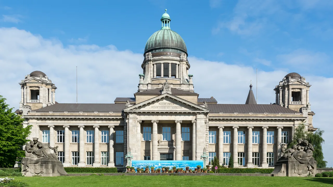 The Hanseatic Higher Regional Court in Hamburg, Germany (file photo). The Nord Stream trial opened at the court on Wednesday. This photo does not depict any event reported in this article.