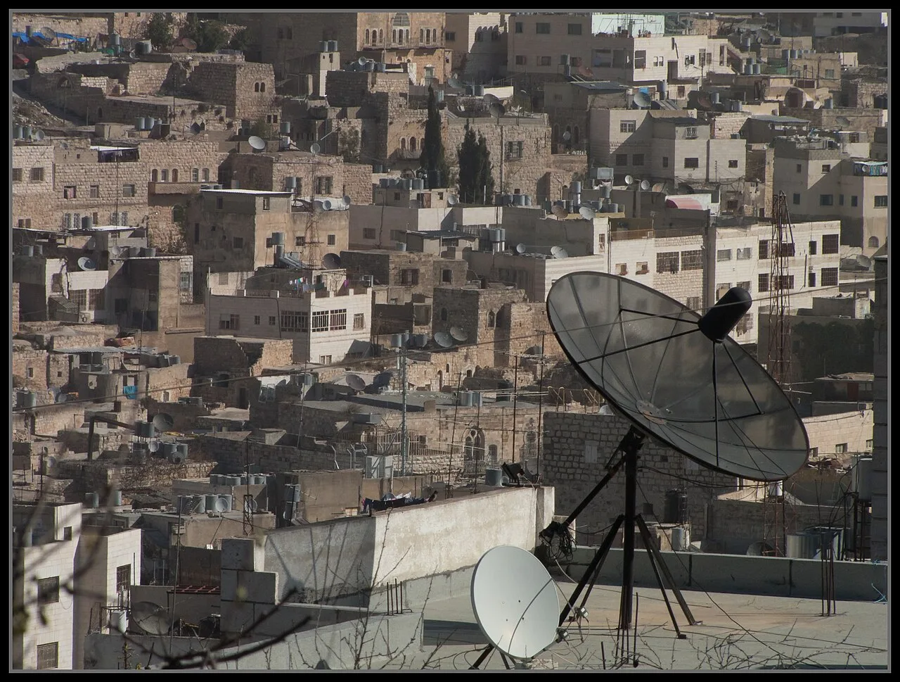 Rooftops of Hebron's Old City, occupied West Bank (file photo). Hebron is the largest Palestinian city in the West Bank. This photo does not depict any event reported in this article.