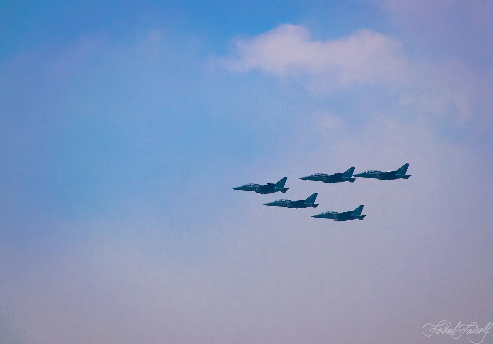 Yakovlev Yak-130 trainer jets in formation flight. Generic equipment photo; it does not depict the sanctioned network's aircraft or any specific weapons transfer.