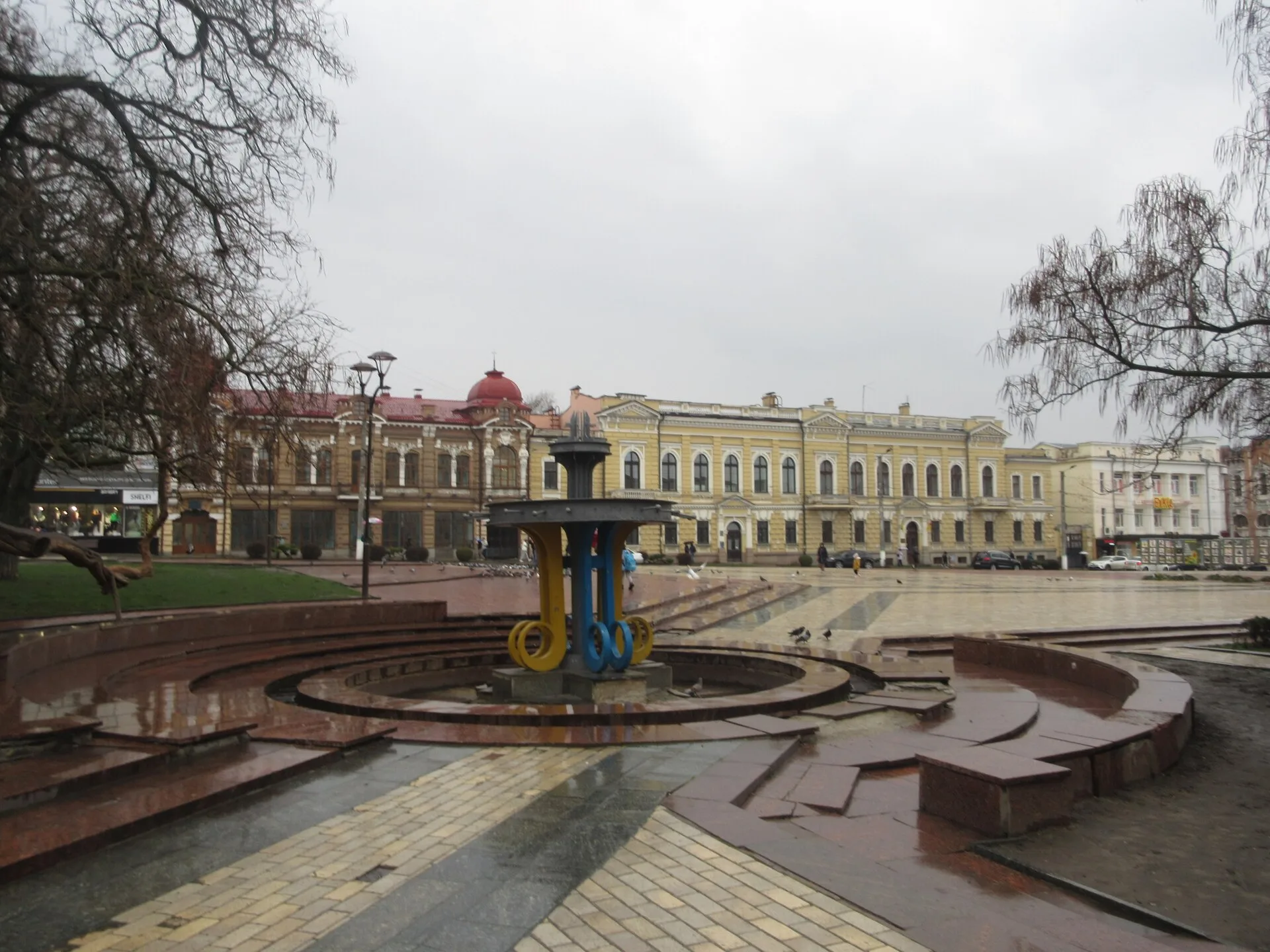 A square and historic buildings in Kropyvnytskyi, the capital of Ukraine's Kirovohrad region (file photo, March 2024). This photo does not depict any location or event reported in this article.