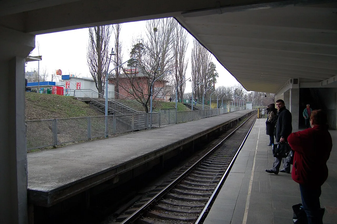 The platform of Chernihivska metro station on Kyiv's left bank, Ukraine (file photo, 2010). This photo does not depict any event reported in this article.