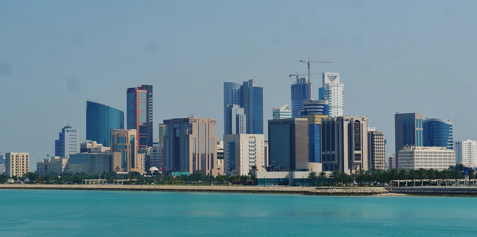 The Manama skyline across the water, Bahrain (file photo). This photo does not depict any event reported in this article.