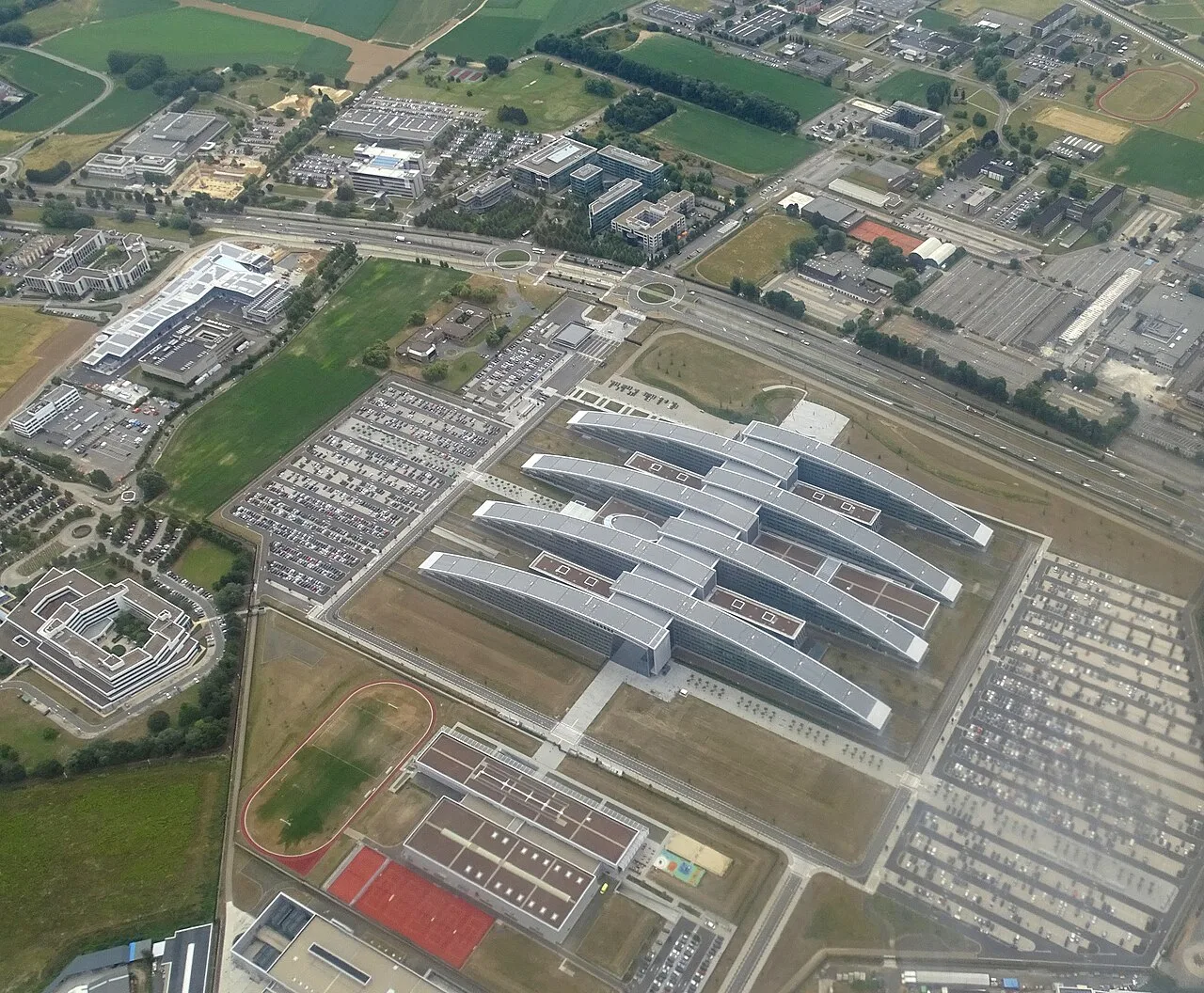 NATO headquarters in Brussels, seen from the air (file photo). This photo does not depict Thursday's meeting or any event reported in this article.