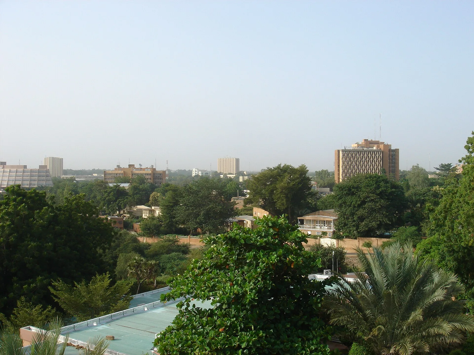 Central Niamey, Niger's capital. This photo does not depict the September 2026 attacks.