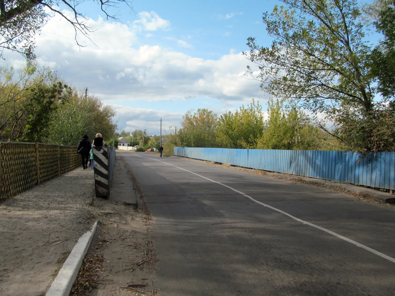 The road over the Vilhuvatka River in Nova Vodolaha, Kharkiv region, Ukraine (file photo). This photo does not depict any event reported in this article.