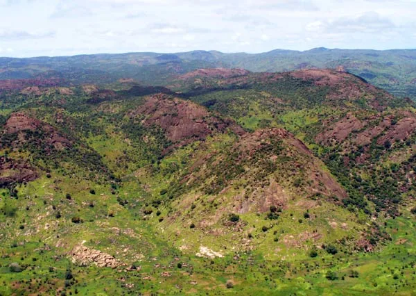 The Nuba Mountains in South Kordofan, Sudan (file photo). Kadugli, the state capital from which the Sudan War Observatory said Sunday's strikes were likely launched, lies in this region. This photo does not depict any event reported in this article.