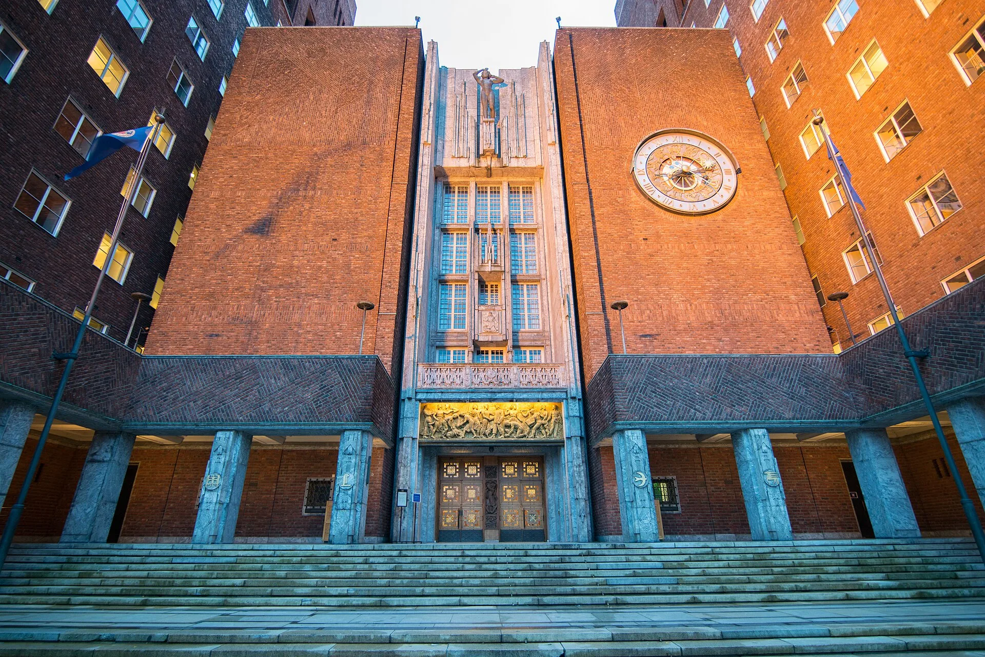 Oslo City Hall in Oslo, Norway (file photo). President Zelenskiy arrived in Oslo on Tuesday for talks hosted by Norway and Finland. This photo does not depict any event reported in this article.