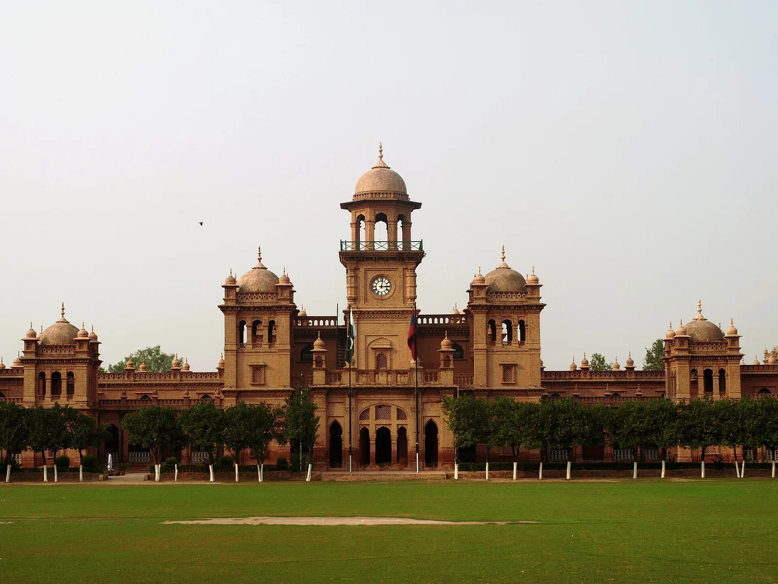 A school building in Peshawar, the main building of Islamia College (file photo). The Al-Khair Education Center, where Thursday's collapse happened, is a separate, privately run school in the city's Dir Colony; this photo does not depict it.