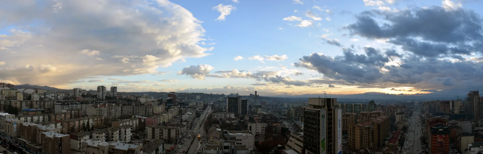A panorama of Pristina, capital of Kosovo (file photo). Pristina was the seat of Kosovo's provincial government, dissolved by Serbia in 1990, and of the parallel Albanian institutions that replaced it. This photo does not depict the war.