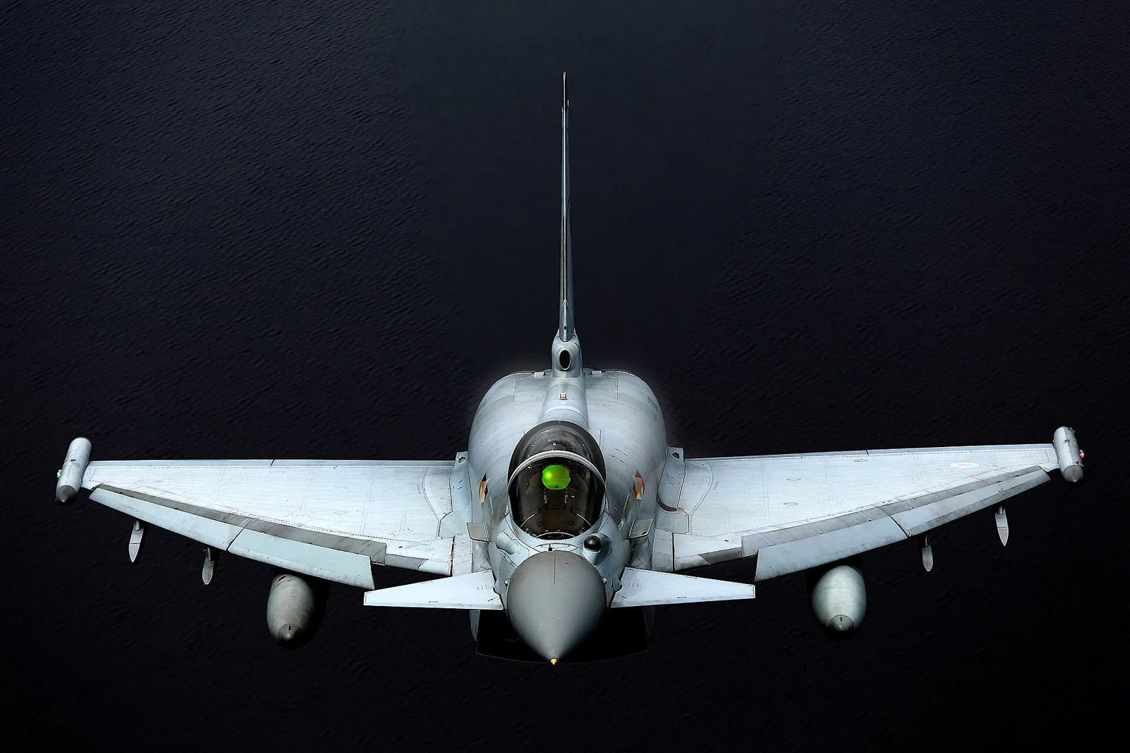 A Royal Air Force Typhoon jet in flight (file photo). Britain said on Tuesday its Typhoons will fly defensive missions over Saudi Arabia. This photo does not depict any event reported in this article.