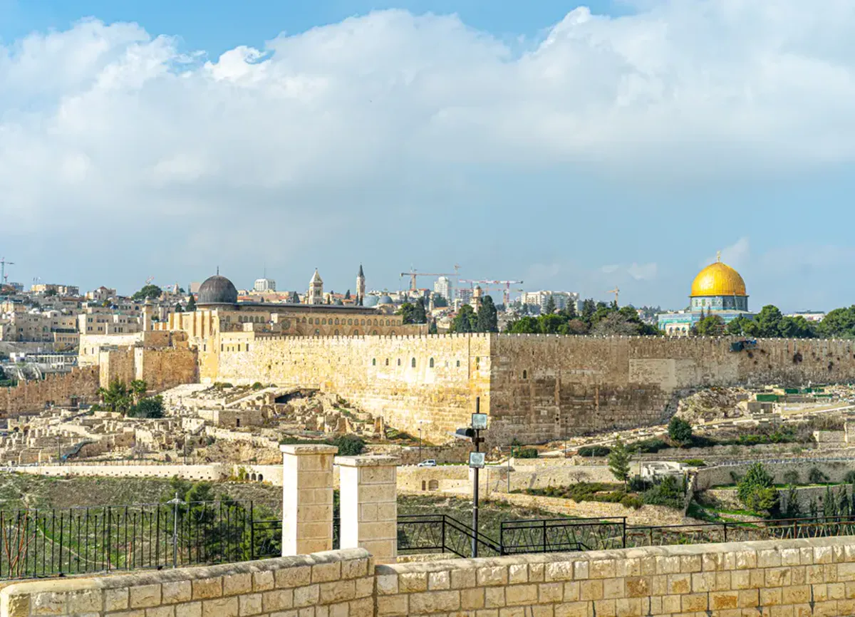 Jerusalem's Old City, with the Dome of the Rock. Photo: Pexels
