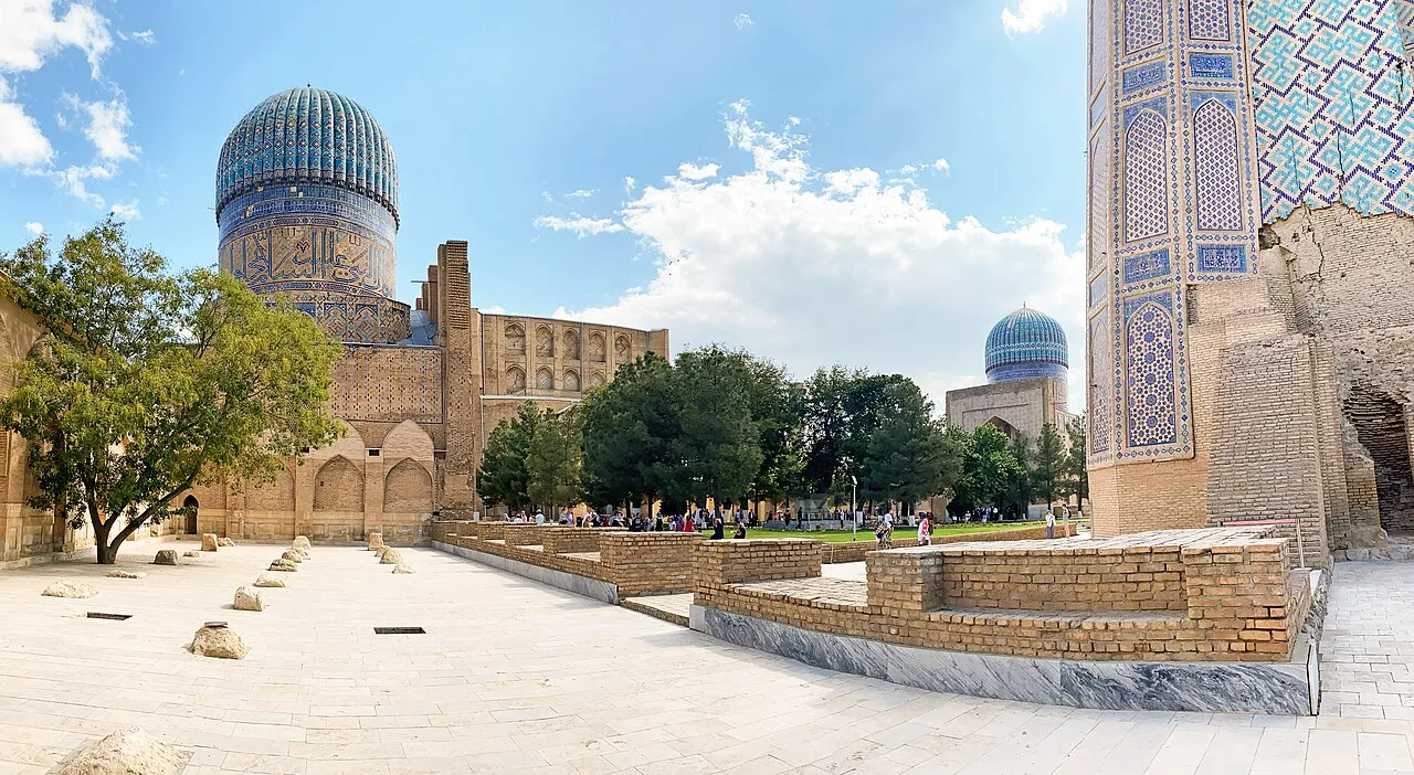 The Bibi-Khanym Mosque in Samarkand, Uzbekistan (file photo). This photo does not depict any event reported in this article.