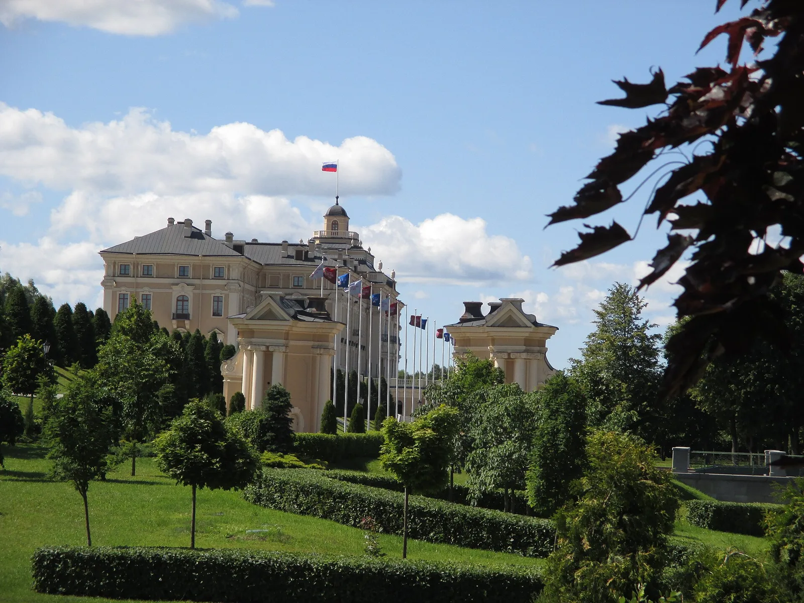 The Constantine Palace in Strelna, on the outskirts of St Petersburg (file photo). President Putin hosted US envoy Steve Witkoff at the palace on Wednesday. This photo does not depict Wednesday's meeting.