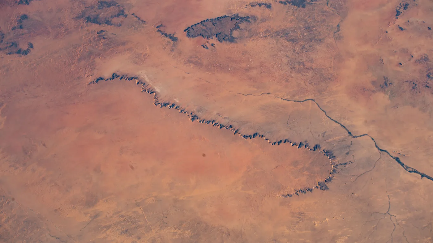 Desert in northern Sudan, photographed from the International Space Station in January 2025 (archive photo).