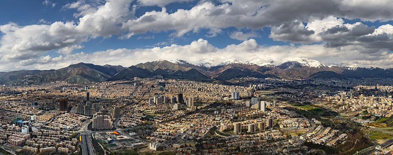 Northern Tehran beneath the snow-capped Alborz mountains (file photo). The four-way talks were held in the Iranian capital on Monday. This photo does not depict any event reported in this article.