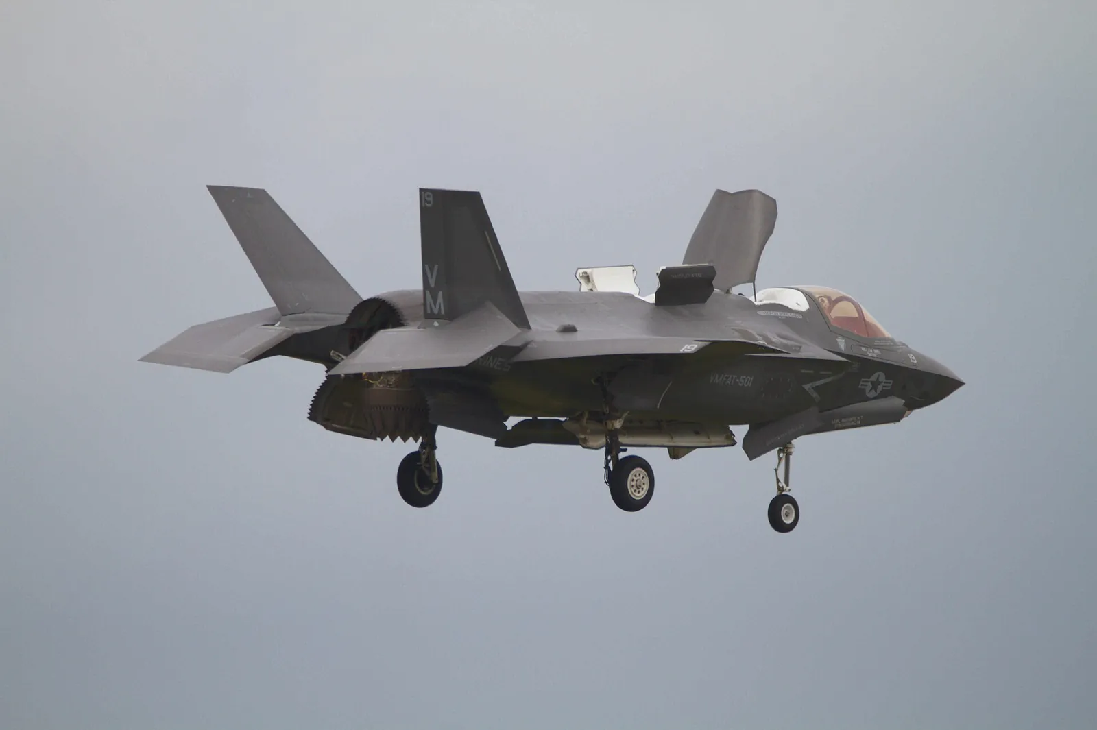A Lockheed Martin F-35B in flight. File photo — it does not depict any event described in this article.