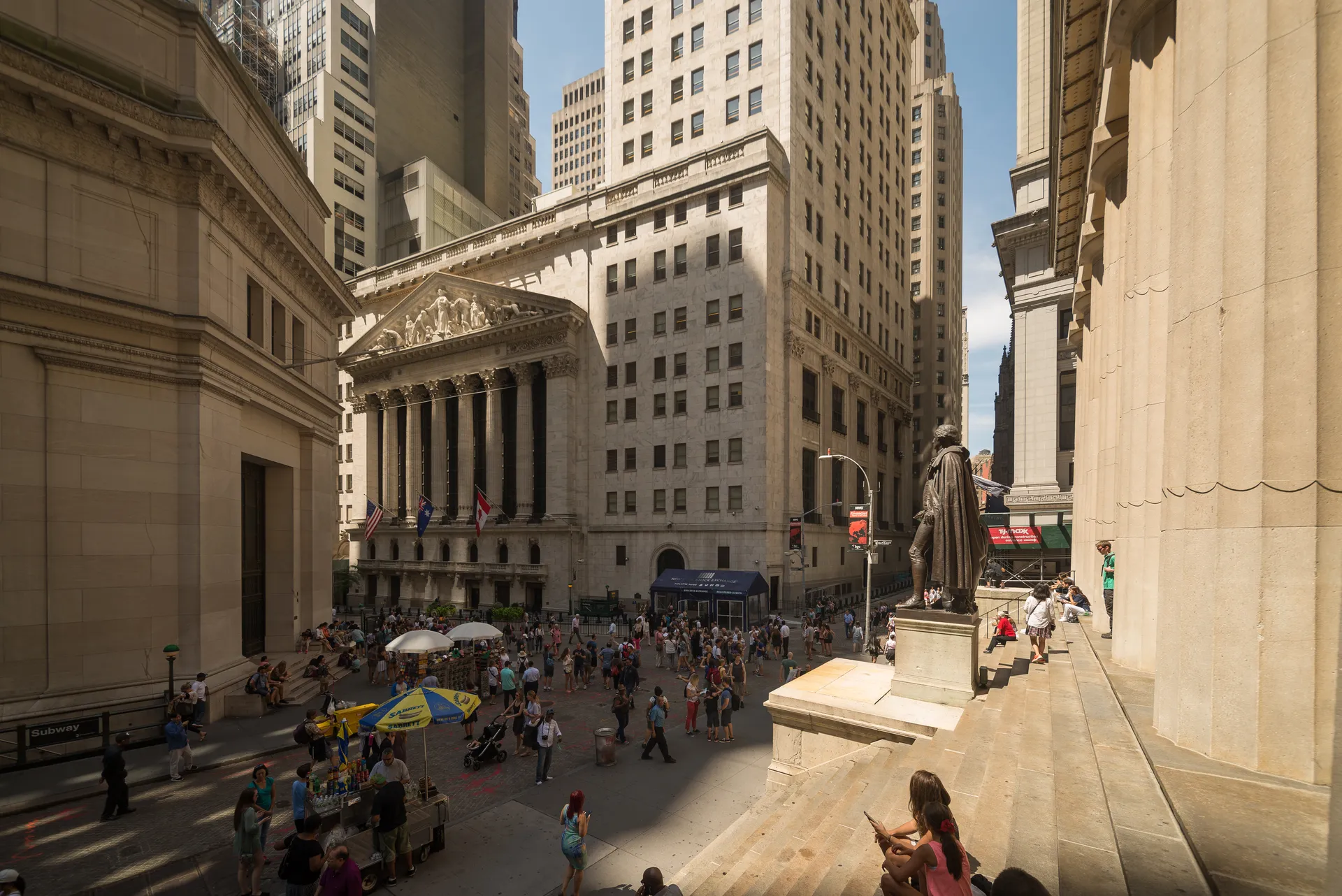 The New York Stock Exchange building in Manhattan. File photo.