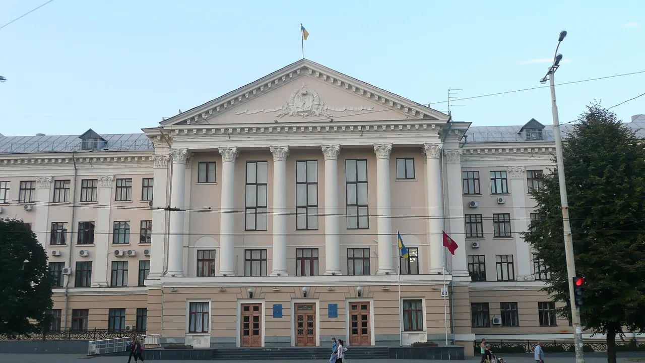 The city administration building in Zaporizhzhia, Ukraine (file photo). This photo does not depict any event reported in this article.