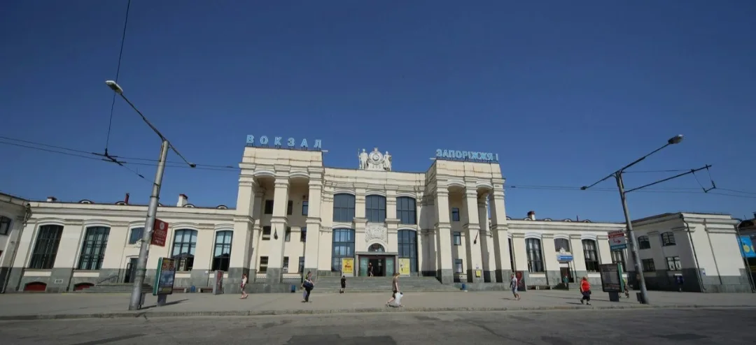 Zaporizhzhia I railway station (archive photo, 2021). Zelensky said overnight strikes damaged residential buildings, infrastructure and railway facilities; this photo does not depict the reported attack.